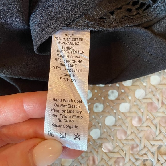 Little Black Dress lace crochet size small and large NWT - Picture 10 of 16